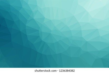 Light BLUE vector blurry hexagon texture. Colorful abstract illustration with gradient. The best triangular design for your business.