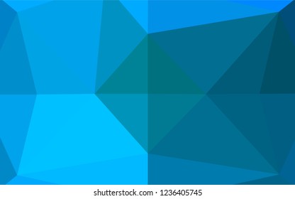 Light BLUE vector blurry hexagon template. Shining colored illustration in a Brand new style. The textured pattern can be used for background.