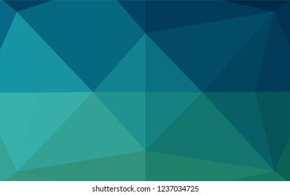 Light BLUE vector blurry hexagon template. Colorful illustration in abstract style with gradient. The completely new template can be used for your brand book.