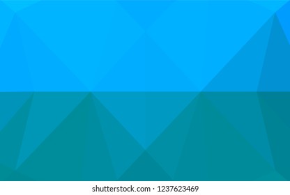 Light BLUE vector blurry hexagon pattern. An elegant bright illustration with gradient. A new texture for your design.