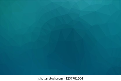 Light BLUE vector blurry hexagon template. An elegant bright illustration with gradient. The template can be used as a background for cell phones.