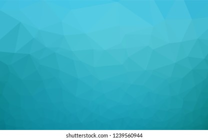 Light BLUE vector blurry hexagon template. Colorful illustration in abstract style with gradient. The completely new template can be used for your brand book.