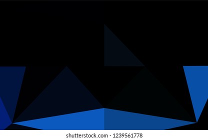 Light BLUE vector blurry hexagon template. Colorful illustration in abstract style with gradient. A new texture for your design.