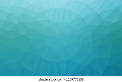 Light BLUE vector blurry hexagon texture. Colorful abstract illustration with gradient. The elegant pattern can be used as part of a brand book.