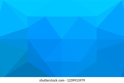Light BLUE vector blurry hexagon pattern. Glitter abstract illustration with an elegant design. A new texture for your design.