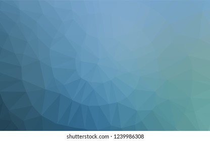 Light BLUE vector blurry hexagon texture. Modern geometrical abstract illustration with gradient. Brand new style for your business design.