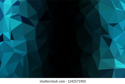 Light BLUE vector blurry hexagon template. Colorful illustration in abstract style with gradient. Brand new design for your business.