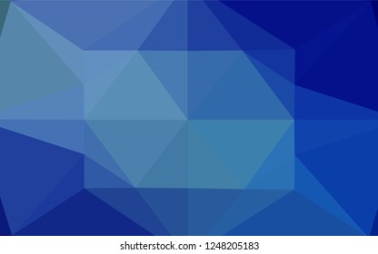 Light BLUE vector blurry hexagon texture. A vague abstract illustration with gradient. A completely new design for your business.
