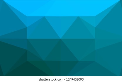 Light BLUE vector blurry hexagon texture. Modern geometrical abstract illustration with gradient. A completely new design for your business.