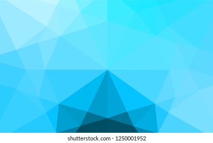 Light BLUE vector blurry hexagon texture. A vague abstract illustration with gradient. A new texture for your design.