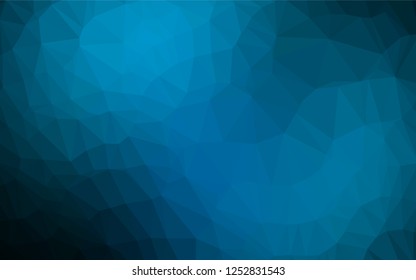 Light BLUE vector blurry hexagon template. A vague abstract illustration with gradient. A new texture for your design.