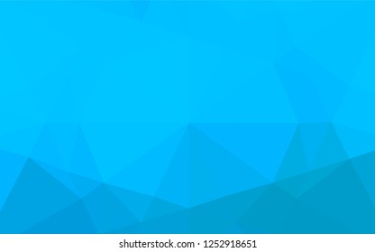 Light BLUE vector blurry hexagon texture. An elegant bright illustration with gradient. A completely new design for your business.