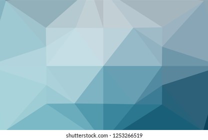 Light BLUE vector blurry hexagon texture. An elegant bright illustration with gradient. The template can be used as a background for cell phones.