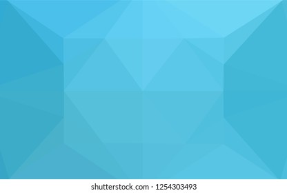 Light BLUE vector blurry hexagon pattern. Colorful abstract illustration with gradient. A completely new template for your business design.