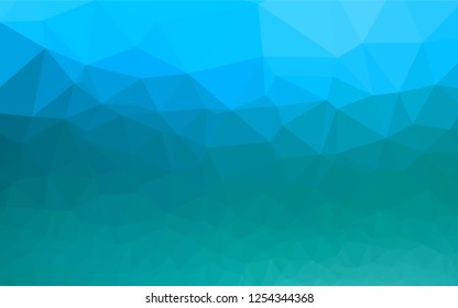 Light BLUE vector blurry hexagon template. Colorful illustration in abstract style with gradient. A new texture for your design.