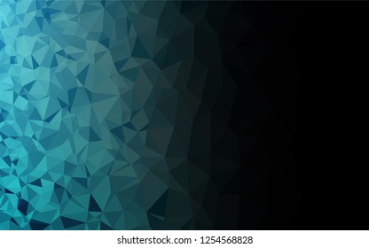 Light BLUE vector blurry hexagon texture. A completely new color illustration in a vague style. A new texture for your design.