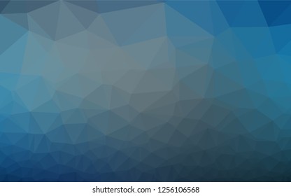 Light BLUE vector blurry hexagon texture. A sample with polygonal shapes. The elegant pattern can be used as part of a brand book.