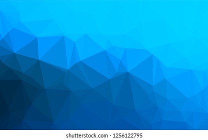 Light BLUE vector blurry hexagon template. Brand new colored illustration in blurry style with gradient. The completely new template can be used for your brand book.