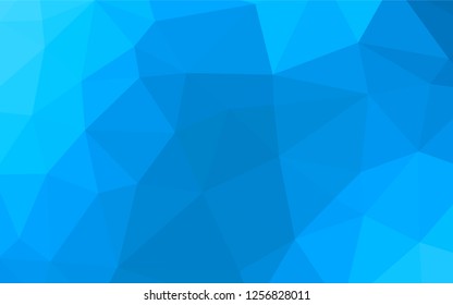 Light BLUE vector blurry hexagon texture. An elegant bright illustration with gradient. The elegant pattern can be used as part of a brand book.
