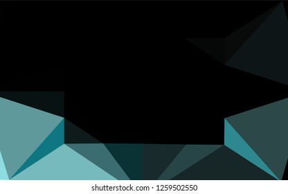 Light BLUE vector blurry hexagon template. Brand new colored illustration in blurry style with gradient. Brand new design for your business.
