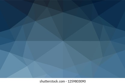 Light BLUE vector blurry hexagon pattern. Shining colored illustration in a Brand new style. The elegant pattern can be used as part of a brand book.