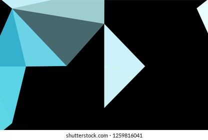 Light BLUE vector blurry hexagon texture. Modern geometrical abstract illustration with gradient. The elegant pattern can be used as part of a brand book.