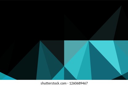 Light BLUE vector blurry hexagon texture. Glitter abstract illustration with an elegant design. The template can be used as a background for cell phones.