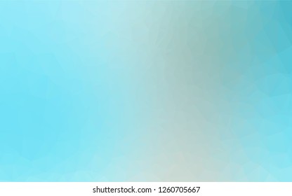 Light BLUE vector blurry hexagon template. Colorful abstract illustration with gradient. A completely new design for your business.