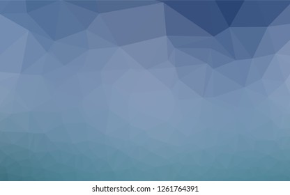 Light BLUE vector blurry hexagon pattern. A vague abstract illustration with gradient. A completely new template for your business design.
