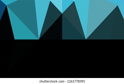 Light BLUE vector blurry hexagon pattern. An elegant bright illustration with gradient. Brand new design for your business.