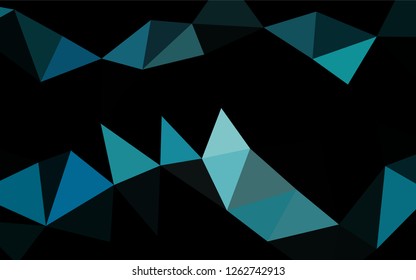 Light BLUE vector blurry hexagon template. Modern geometrical abstract illustration with gradient. A new texture for your design.