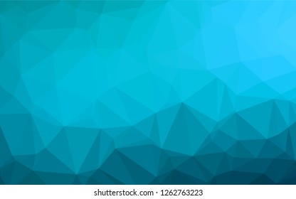 Light BLUE vector blurry hexagon template. An elegant bright illustration with gradient. The elegant pattern can be used as part of a brand book.