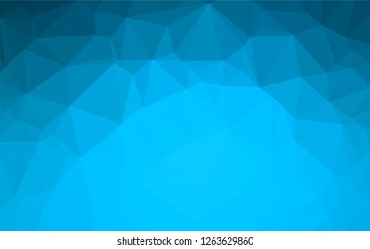 Light BLUE vector blurry hexagon texture. An elegant bright illustration with gradient. A new texture for your design.
