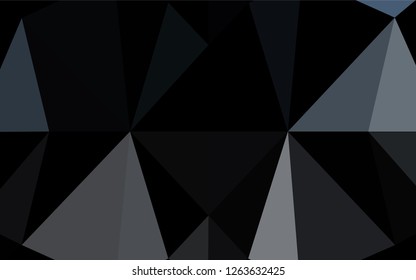 Light BLUE vector blurry hexagon pattern. A completely new color illustration in a vague style. The polygonal design can be used for your web site.