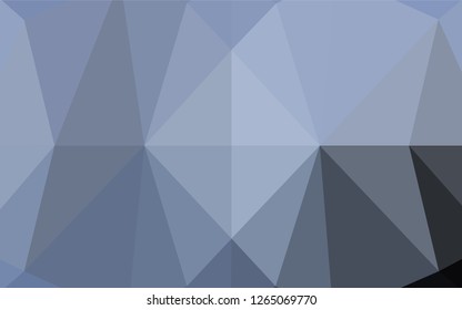 Light BLUE vector blurry hexagon template. Glitter abstract illustration with an elegant design. The completely new template can be used for your brand book.