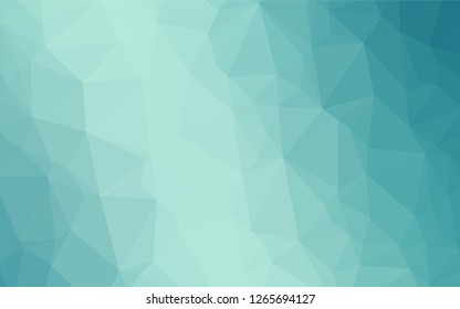 Light BLUE vector blurry hexagon texture. Shining colored illustration in a Brand new style. Triangular pattern for your business design.