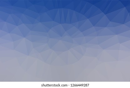 Light BLUE vector blurry hexagon template. Colorful abstract illustration with gradient. Brand new style for your business design.