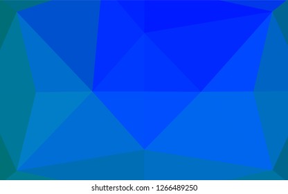 Light BLUE vector blurry hexagon pattern. Glitter abstract illustration with an elegant design. The elegant pattern can be used as part of a brand book.
