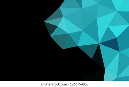 Light BLUE vector blurry hexagon texture. Creative illustration in halftone style with gradient. A new texture for your design.
