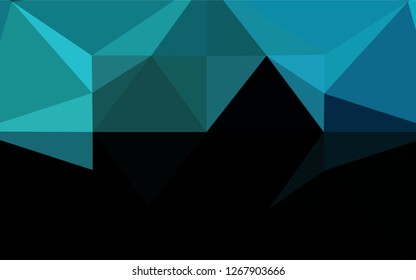Light BLUE vector blurry hexagon texture. A vague abstract illustration with gradient. The elegant pattern can be used as part of a brand book.