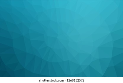 Light BLUE vector blurry hexagon template. Colorful abstract illustration with gradient. A completely new template for your business design.