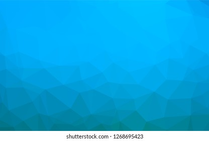 Light BLUE vector blurry hexagon template. Colorful abstract illustration with gradient. The elegant pattern can be used as part of a brand book.