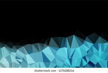 Light BLUE vector blurry hexagon pattern. A vague abstract illustration with gradient. The textured pattern can be used for background.