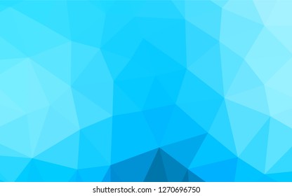 Light BLUE vector blurry hexagon texture. Brand new colored illustration in blurry style with gradient. Brand new design for your business.