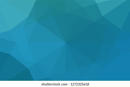 Light BLUE vector blurry hexagon pattern. Colorful abstract illustration with gradient. The template can be used as a background for cell phones.