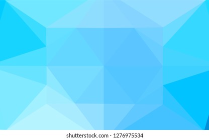 Light BLUE vector blurry hexagon texture. Modern geometrical abstract illustration with gradient. A completely new template for your business design.