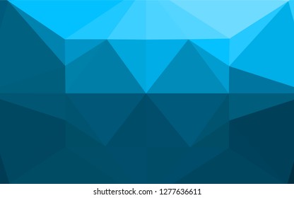 Light BLUE vector blurry hexagon template. Colorful illustration in abstract style with gradient. A completely new template for your business design.