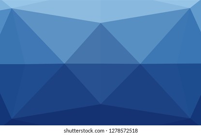 Light BLUE vector blurry hexagon pattern. Brand new colored illustration in blurry style with gradient. Brand new style for your business design.