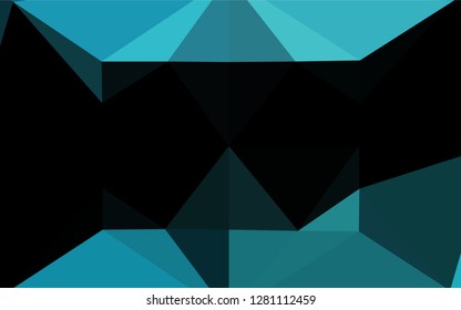Light BLUE vector blurry hexagon pattern. Shining colored illustration in a Brand new style. Brand new style for your business design.