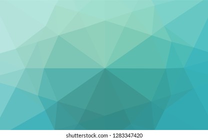 Light BLUE vector blurry hexagon template. A vague abstract illustration with gradient. The polygonal design can be used for your web site.